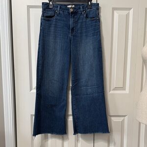Kut from the Kloth Meg Fab Ab Wide Leg Dark Blue Jeans